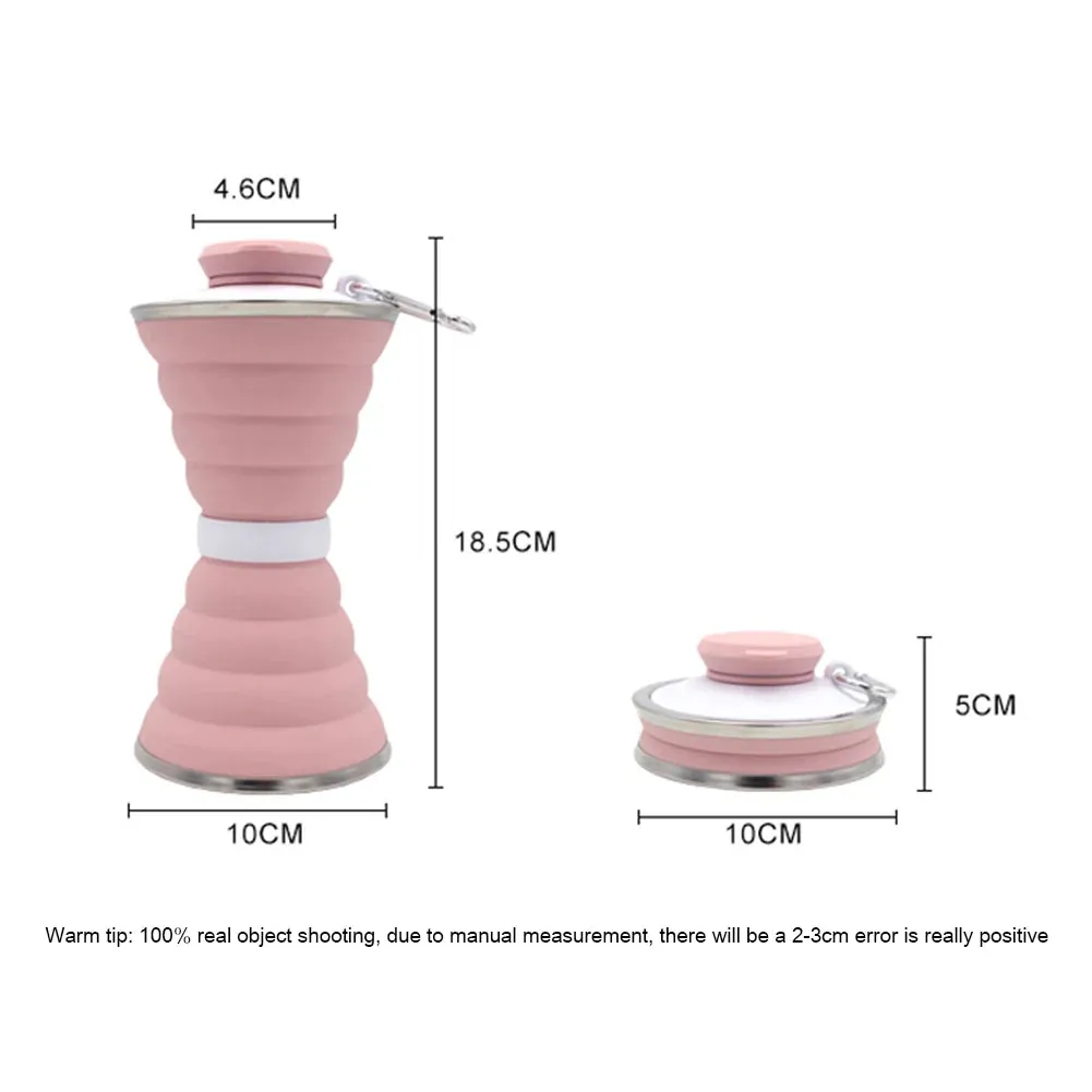 Portable Silicone Folding Kettle - Collapsible Camping Teapot for Coffee and Tea