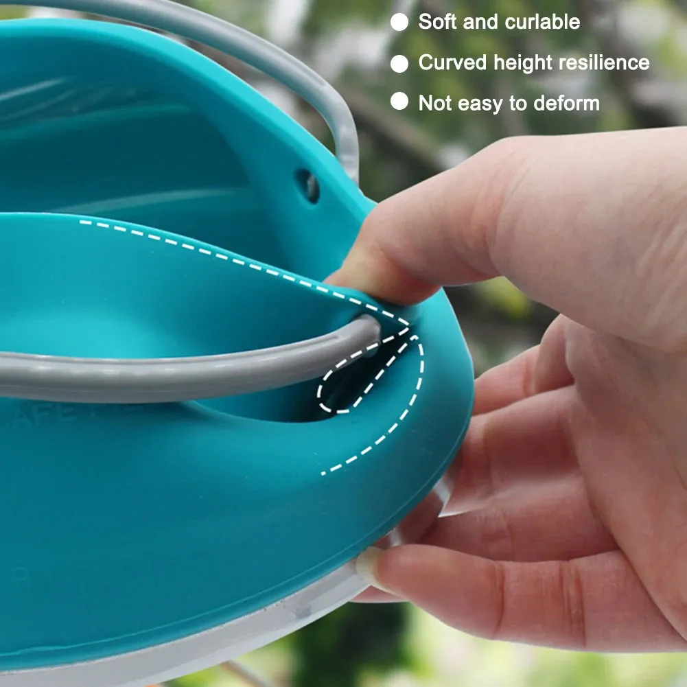 Portable Silicone Folding Kettle - Collapsible Camping Teapot for Coffee and Tea