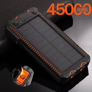 Power Guaranteed security 45000mAh Bank Solar Exclusive promotion High-Capacity