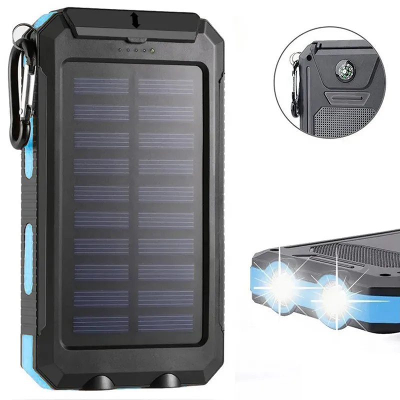 Powerful Waterproof Solar Power Bank 20000mAh