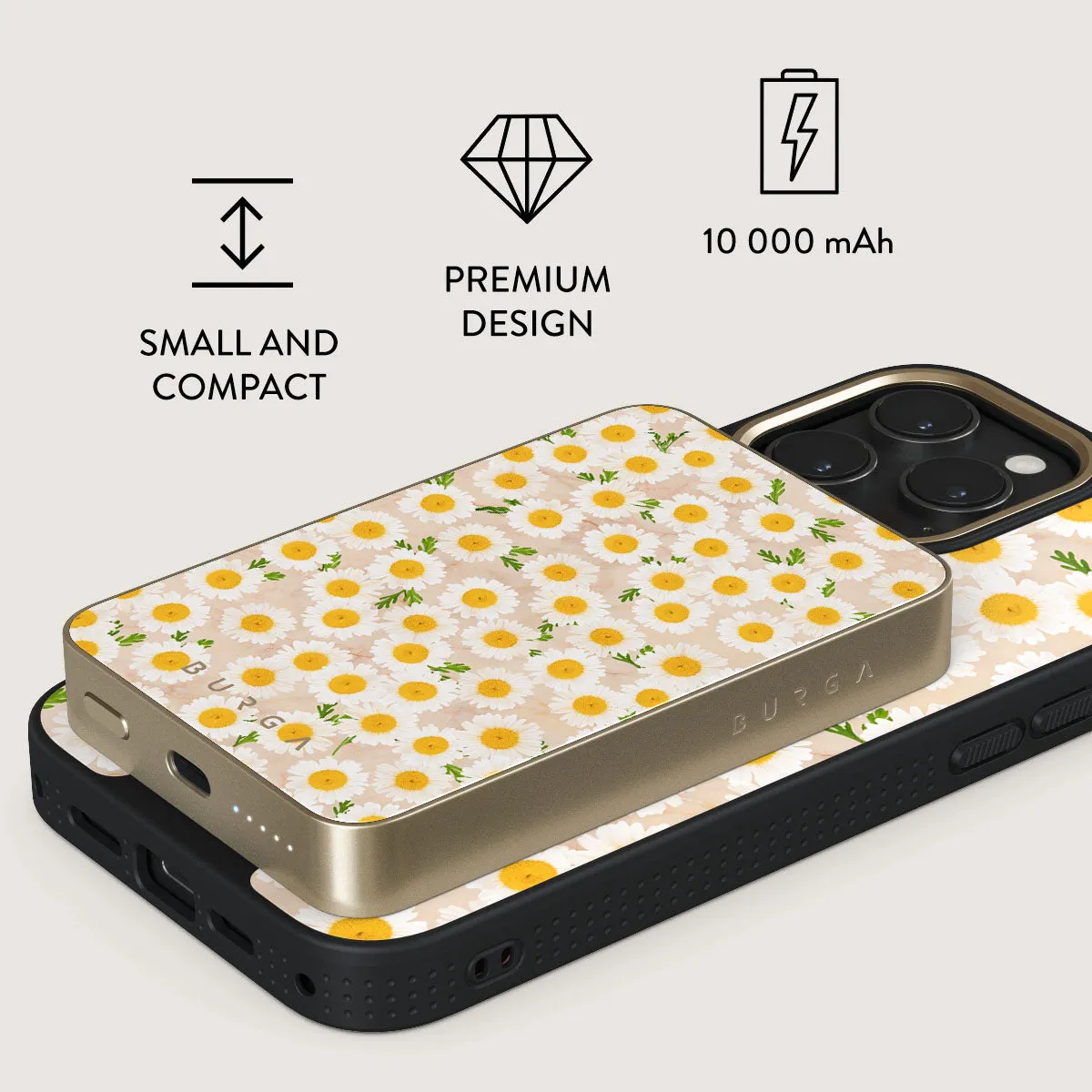 Pure Bliss - Daisy Magnetic Power Bank