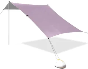 Purple Designed UPF50  Protection Foldable Beach Cabana Waterproof Sun Shelter with Sturdy Poles, Sandbags and Shovel for Camping, Picnics, Backyard tienda para Playa
