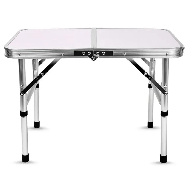 Rain-proof Laptop Simple Outdoor Tech-powered Adjustable Table BBQ Chic Camping Aluminum Portable Desk for Lightweight Tables Folding Bed Picnic