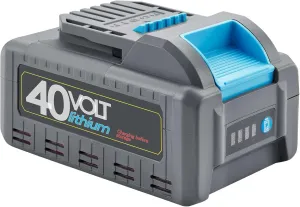 RB Tools EB40 40V 4Ah Lithium-Ion Battery | Universal Power for Lawn Mower, Trimmer, Chainsaw & More | LED Charge Indicator, Fast Charging, BMS Protection