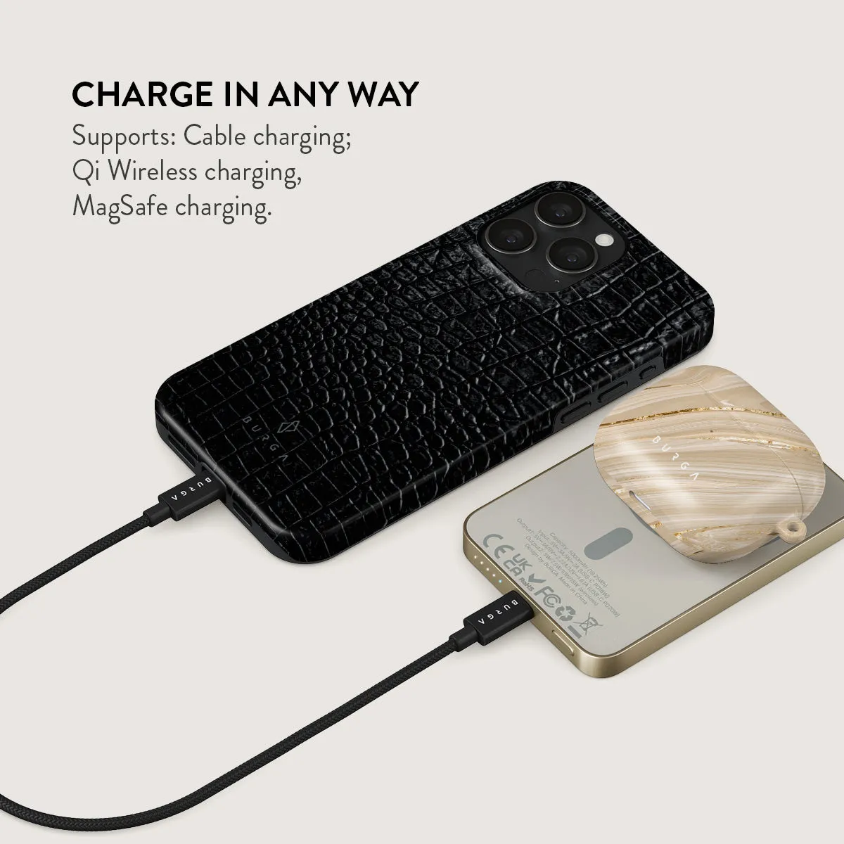 Reaper's Touch - Snakeskin Magnetic Power Bank