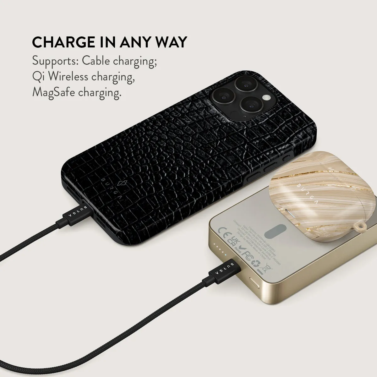 Reaper's Touch - Snakeskin Magnetic Power Bank
