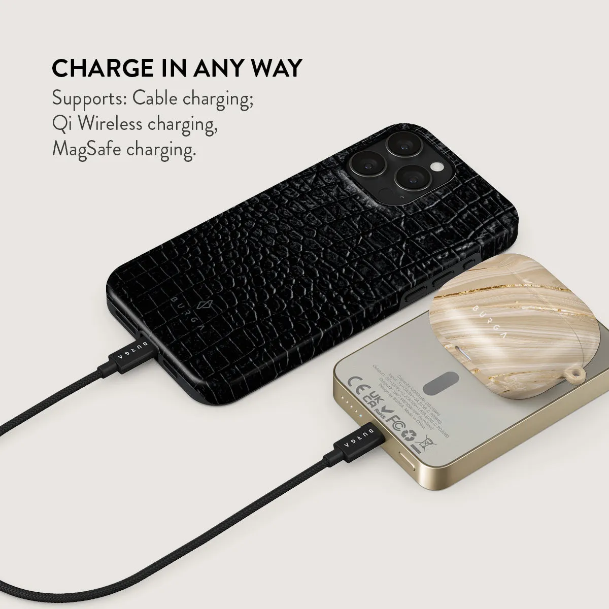 Reaper's Touch - Snakeskin Magnetic Power Bank