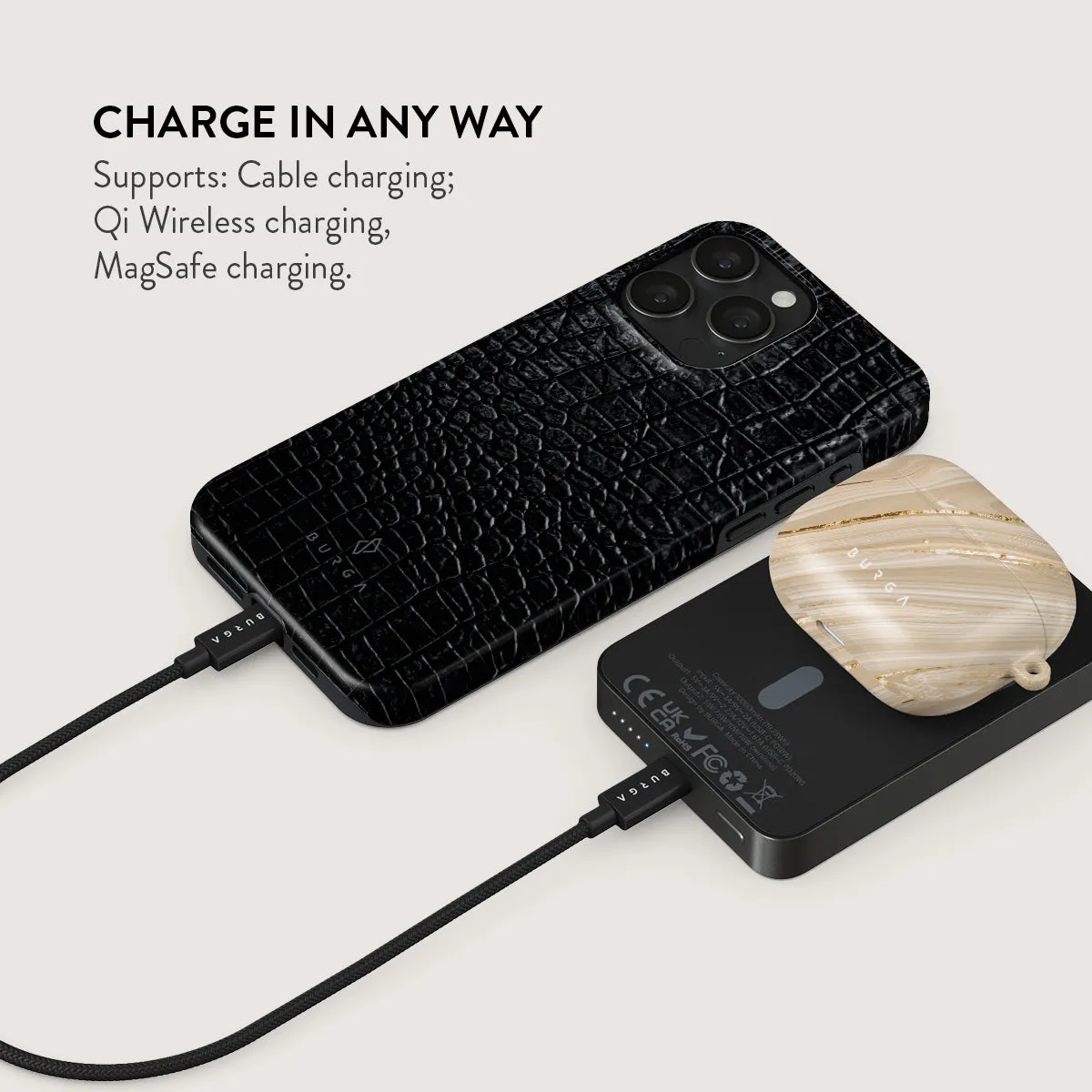Reaper's Touch - Snakeskin Magnetic Power Bank
