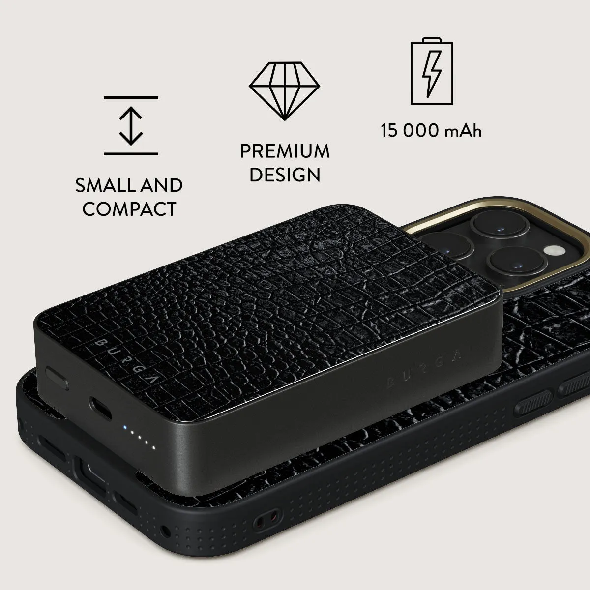 Reaper's Touch - Snakeskin Magnetic Power Bank