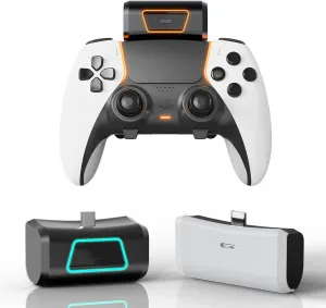 Rechargeable Battery Pack Compatible with PS5 Dualsense/Edge Controller,2000mAh with LED Indicator and USB Type-C Charging Cable
