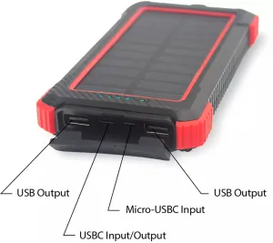 RidePower Wireless Power Bank - 10,000mAh 15W