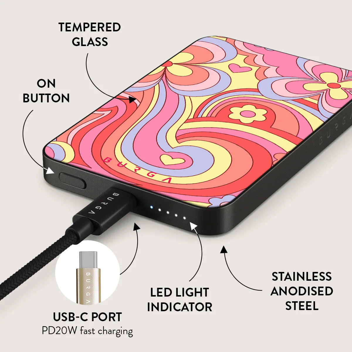 Roller Disco - Magnetic Power Bank