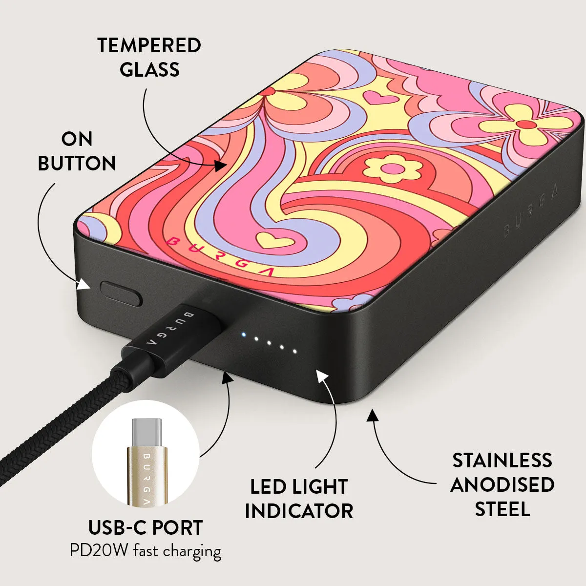 Roller Disco - Magnetic Power Bank