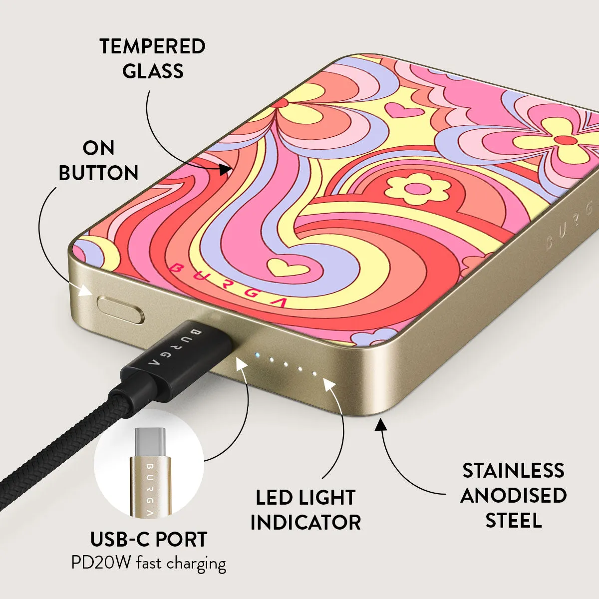 Roller Disco - Magnetic Power Bank