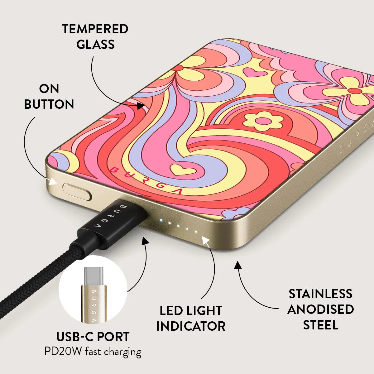 Roller Disco - Magnetic Power Bank