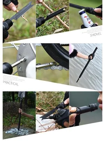 RoyaleGlow Indestructible Multi Function Survival Shovel