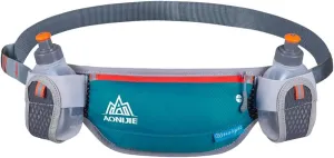 Running Belt Double kettle Design with 2 * 170ml Water Bottle Waist Pack for Cycling Running Hiking (green)
