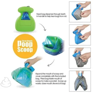 Rynx | Pet Dog Poop Bag Dispenser Travel Foldable Poop Collector Poop Scoop Cleaning Pet Waste Picker Cleaning Tools Pet Products