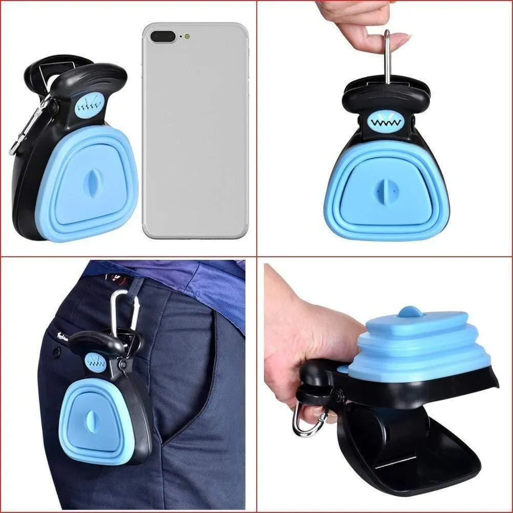 Rynx | Pet Dog Poop Bag Dispenser Travel Foldable Poop Collector Poop Scoop Cleaning Pet Waste Picker Cleaning Tools Pet Products