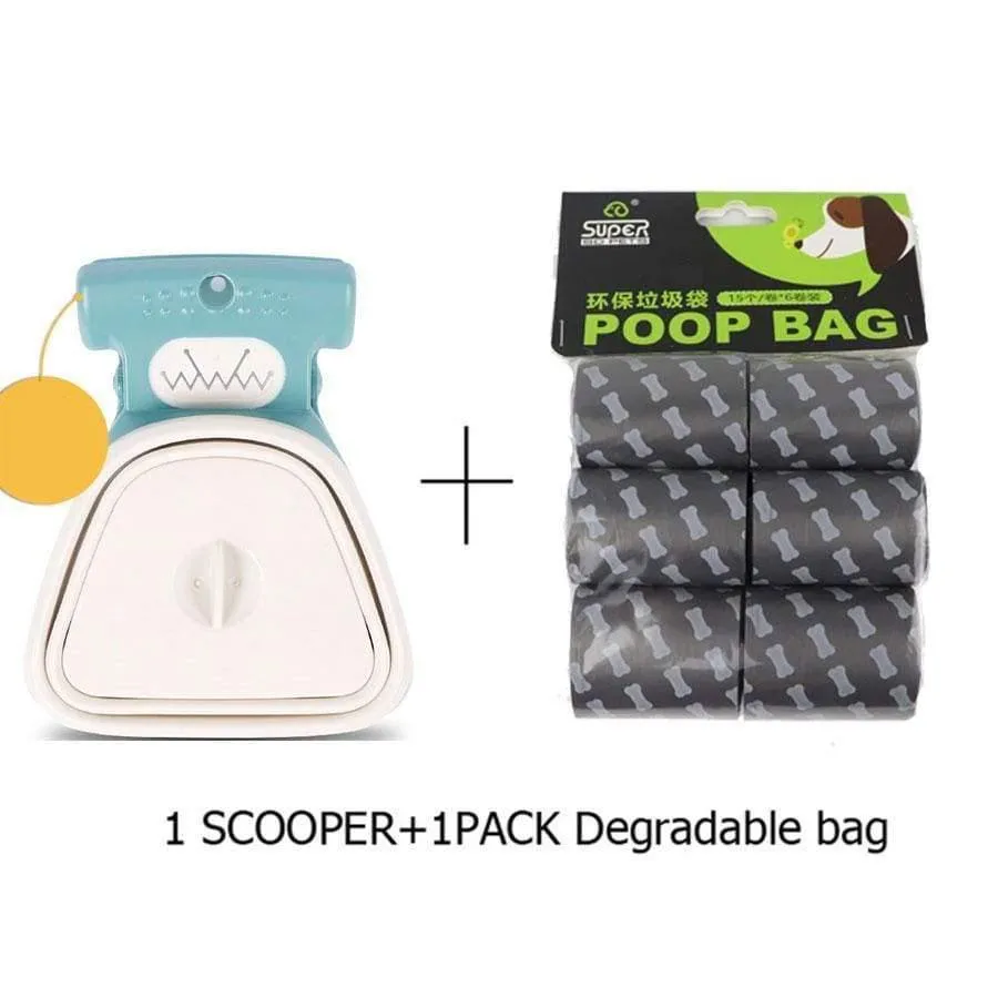 Rynx | Pet Dog Poop Bag Dispenser Travel Foldable Poop Collector Poop Scoop Cleaning Pet Waste Picker Cleaning Tools Pet Products