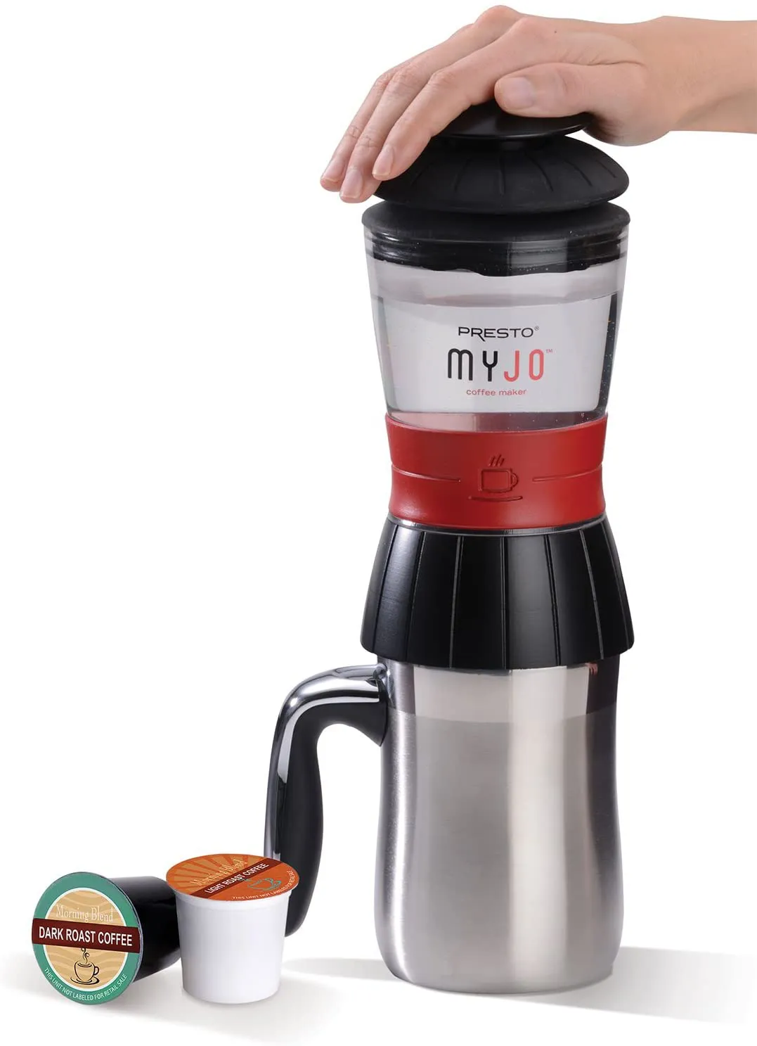 Rynx | Presto 02835 MyJo Single Cup Coffee Maker, Black
