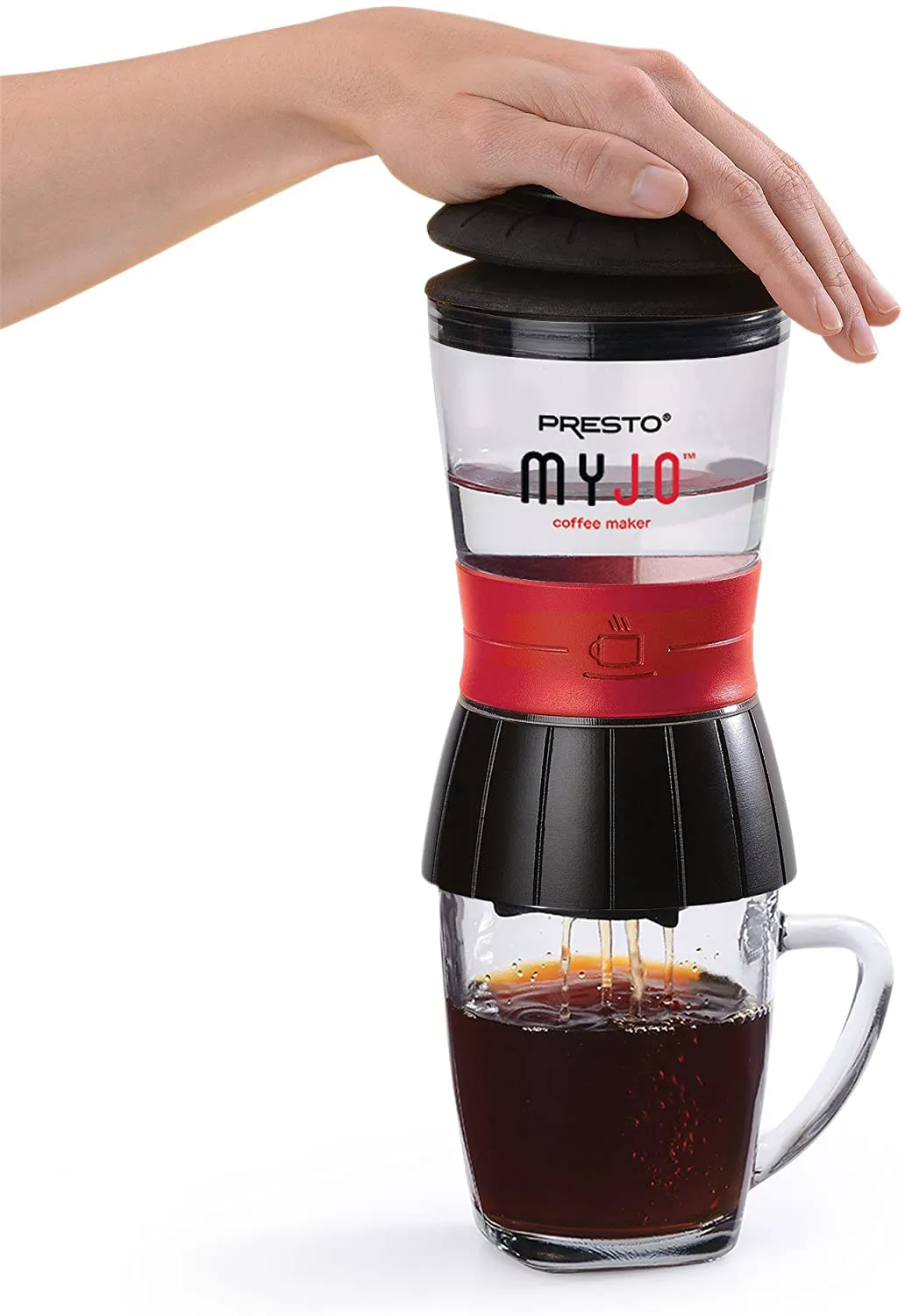 Rynx | Presto 02835 MyJo Single Cup Coffee Maker, Black