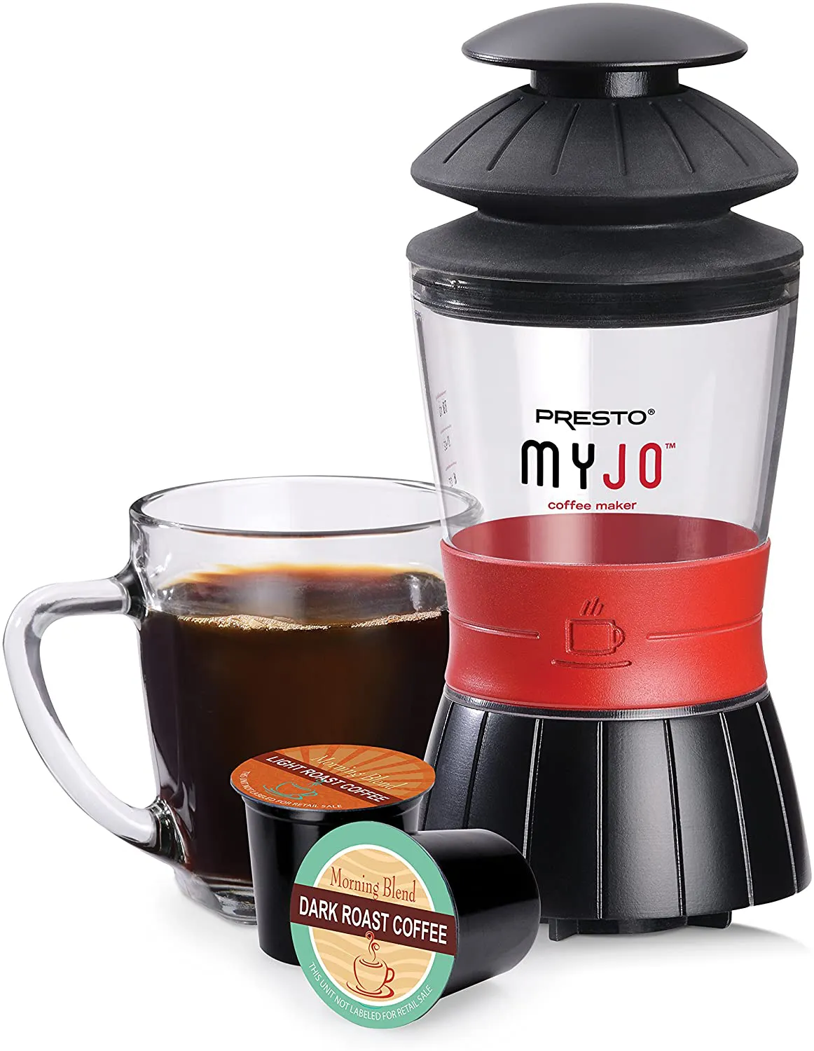 Rynx | Presto 02835 MyJo Single Cup Coffee Maker, Black