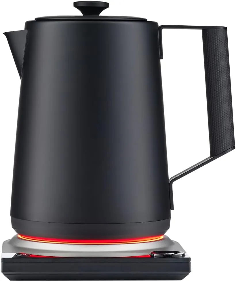 SAKI Luna Electric Kettle Pro, Temperature Control with 7 Presets, 60min Temperature Hold 1.75L Electric Tea Kettle, 304 Stainless Steel Kettle, Auto-Off & Boil-Dry Protection, BPA Free (Matte Black)