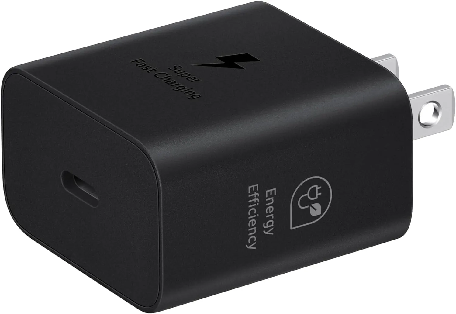 Samsung 25W Wall Charger Power Adapter, Cable Not Included, Super Fast Charging, Compact Design, Energy Efficient, Compatible with Galaxy and USB Type C Devices, Black