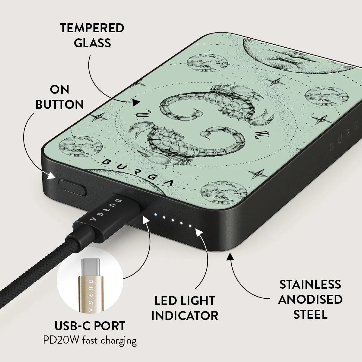 Scorpio - Magnetic Power Bank