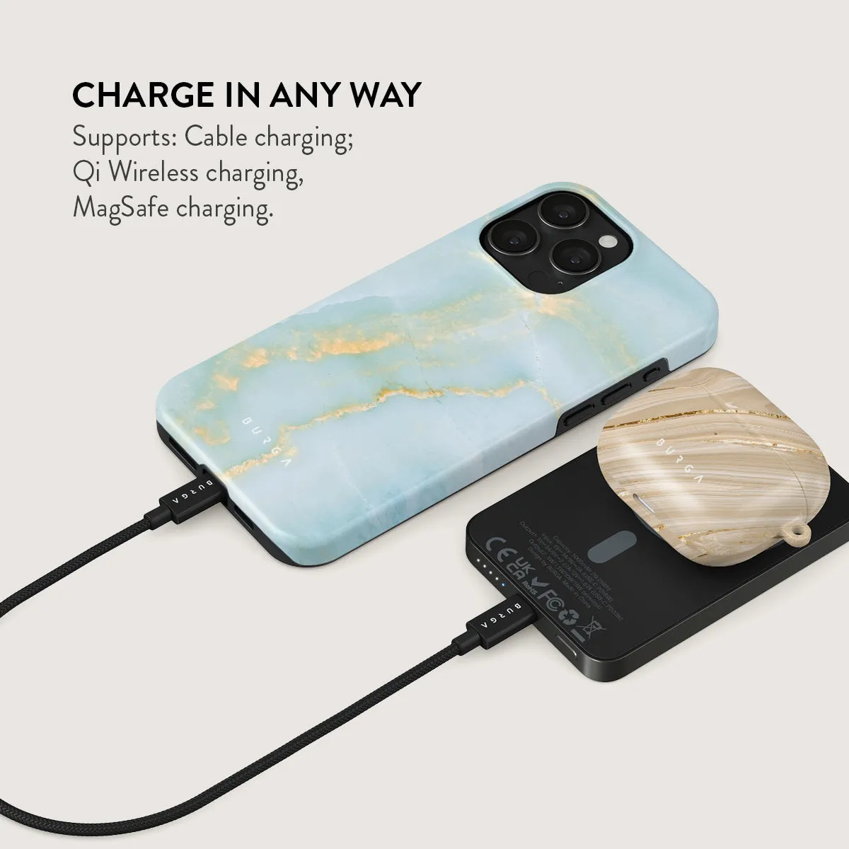 Sea Salt - Magnetic Power Bank