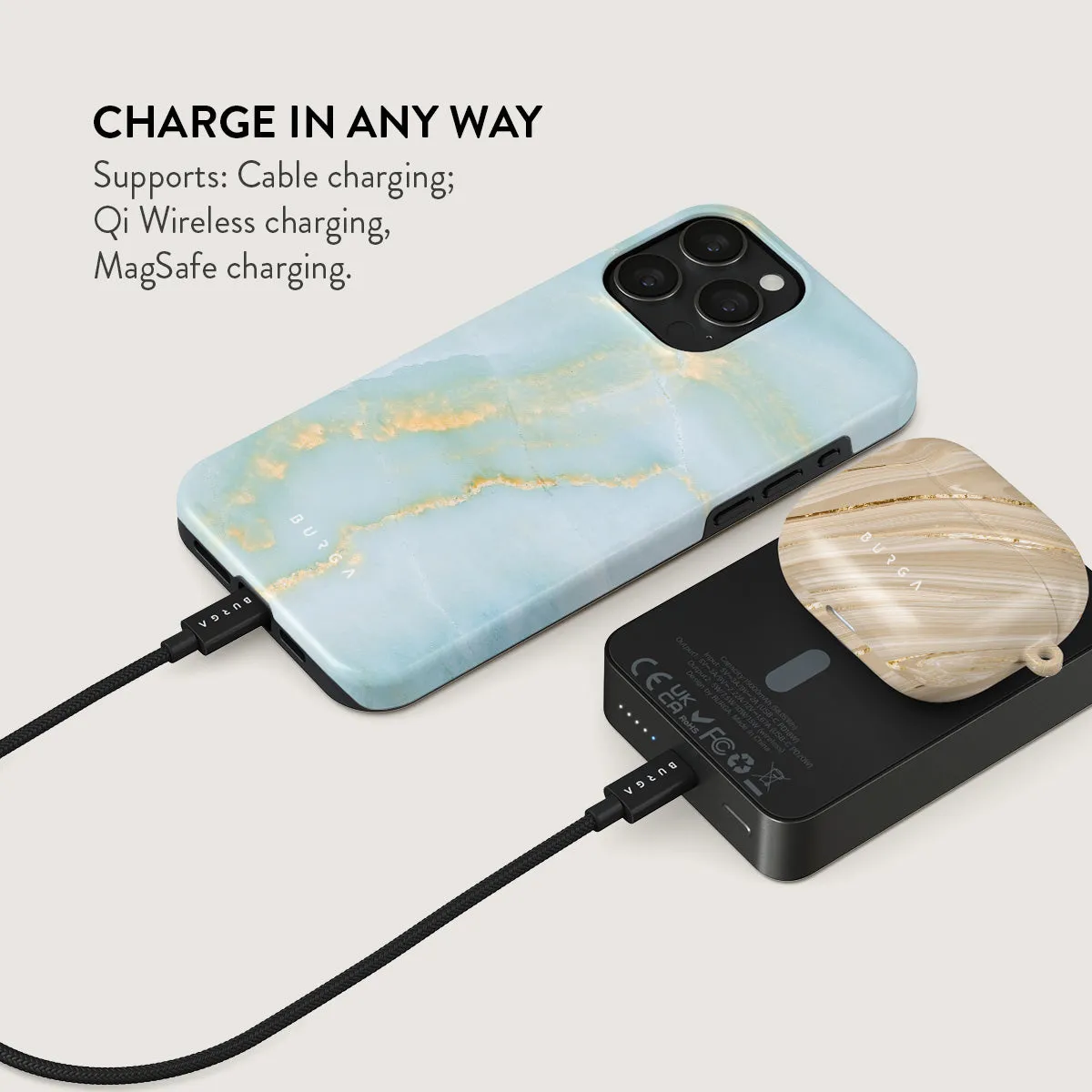 Sea Salt - Magnetic Power Bank