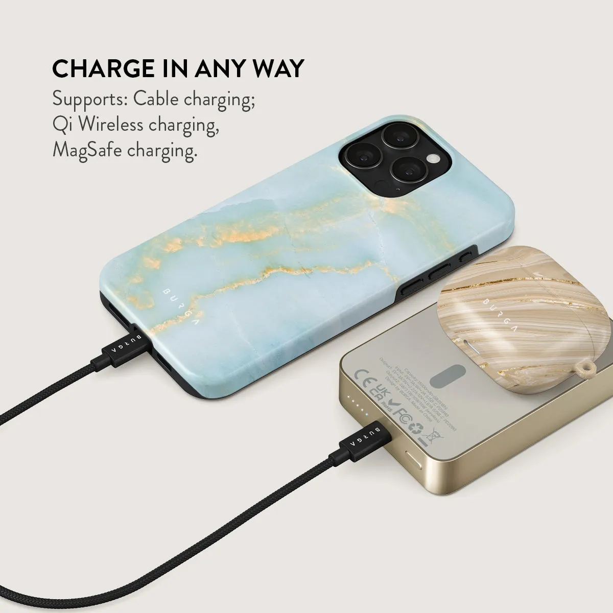 Sea Salt - Magnetic Power Bank