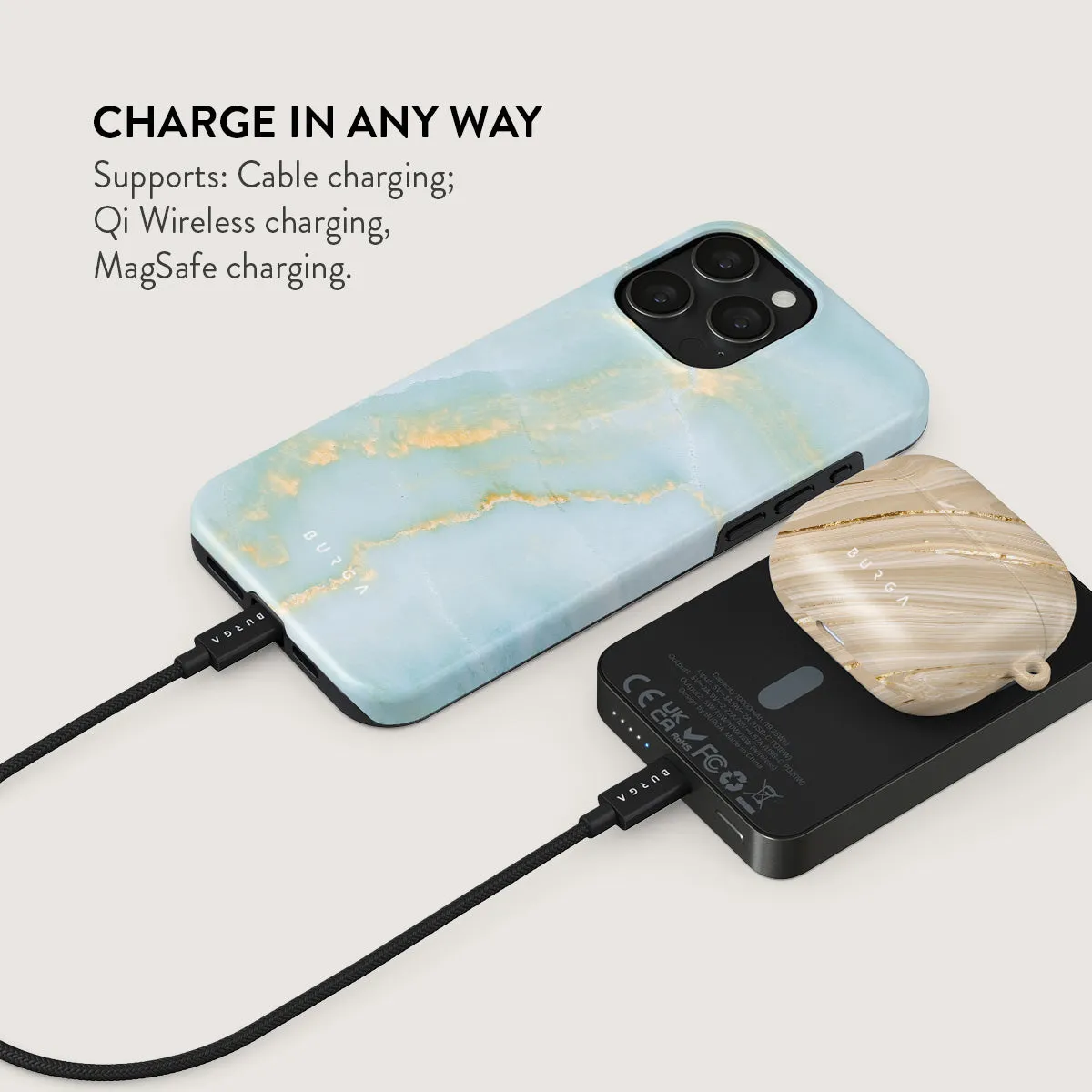 Sea Salt - Magnetic Power Bank