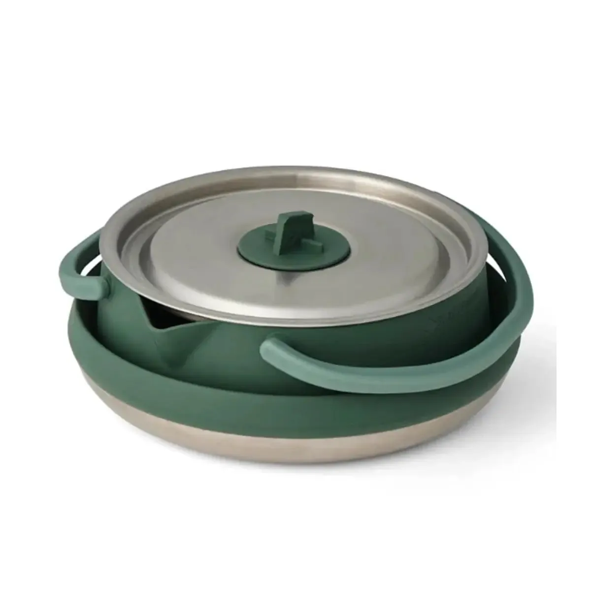 Sea To Summit Detour Stainless Steel Collapsible 1.6L Kettle - Green