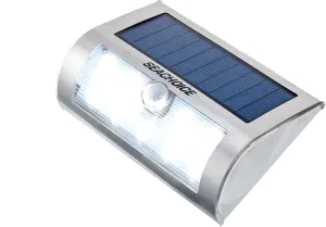 Seachoice Dock Light, Solar, Round LED, for Boats/Driveways/Stairs/Pathways, 4-3/16 in. W X 4-1/16 in. L X 3/4 in. H