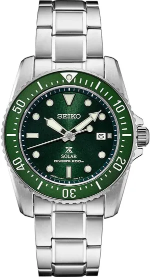 SEIKO Solar Dive Watch for Men - Prospex Collection - LumiBrite Hands - Water Resistant 200M