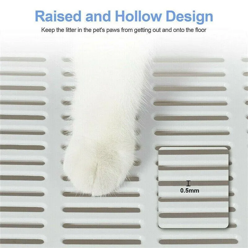 Self-Cleaning Hooded Cat Litter Box Enclosed Large Kitty Toilet Box Tray Refills