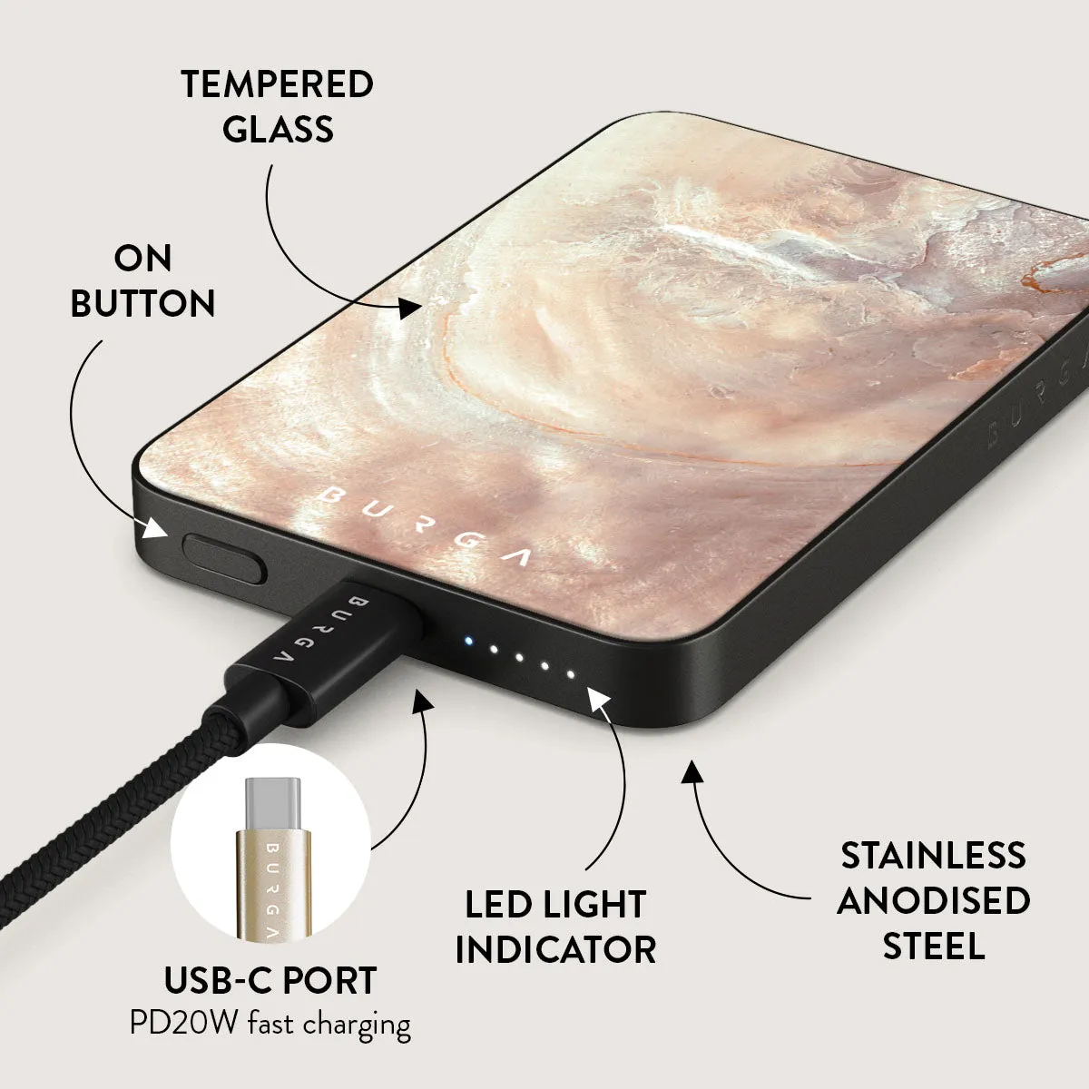 Serene Sunset - Chic Magnetic Power Bank