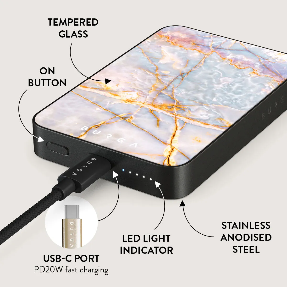 Shallow Sea - Magnetic Power Bank
