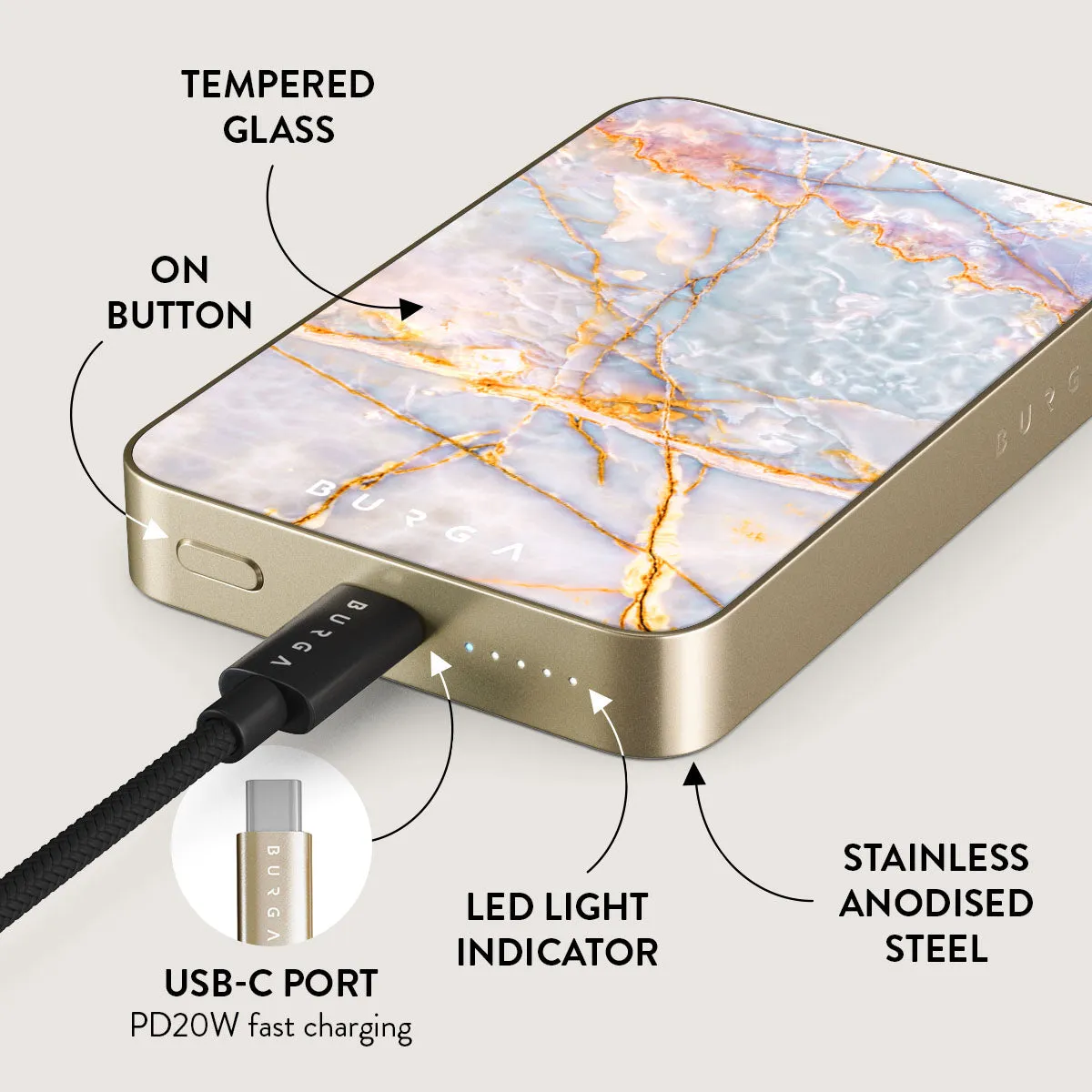 Shallow Sea - Magnetic Power Bank