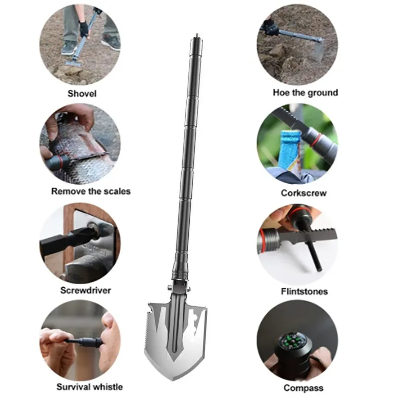 Shovel Camping 76cm Tactical Best-in-class High-performance Military Outdoor