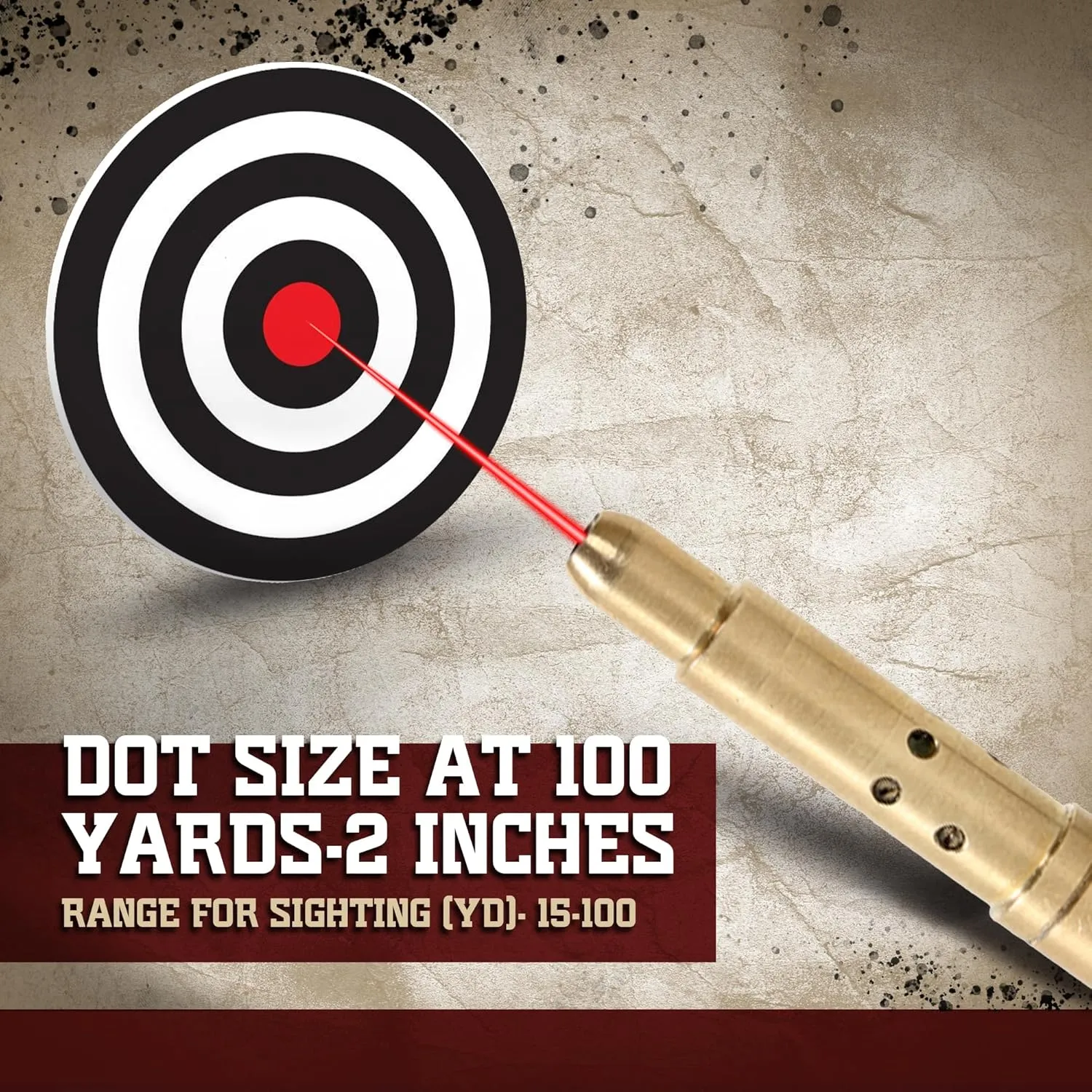 Sightmark RimFire Brass Boresight with Red Laser