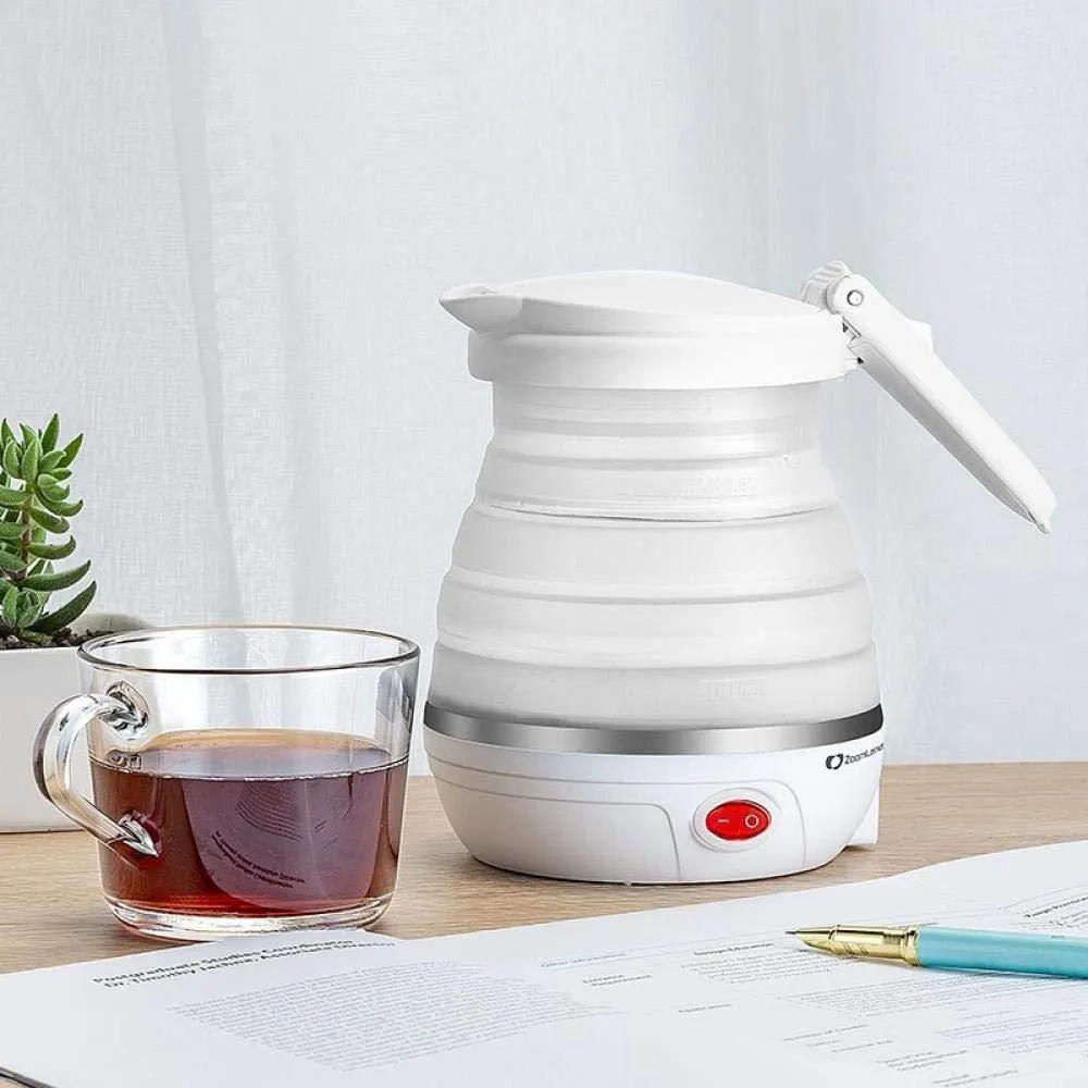 Silicone Foldable Electric Water Kettle – 600ml