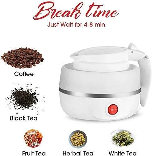 Silicone Foldable Electric Water Kettle – 600ml