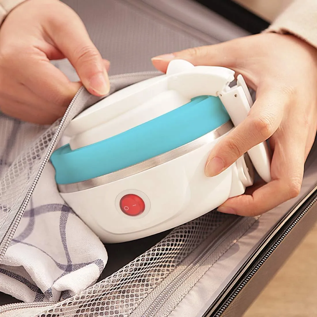 Silicone Foldable Electric Water Kettle – 600ml