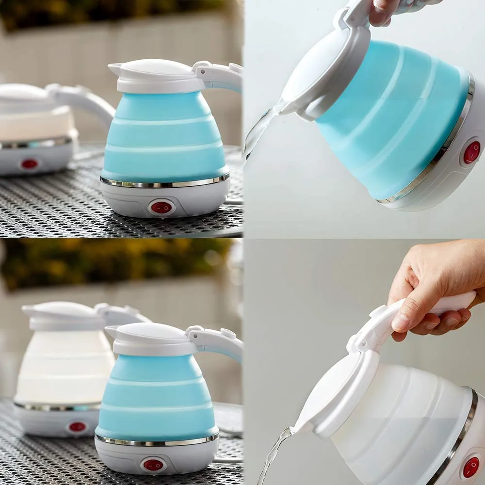 Silicone Foldable Electric Water Kettle – 600ml