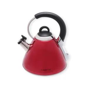 Snappy Chef 2.2litre Red Whistling Kettle KERE002