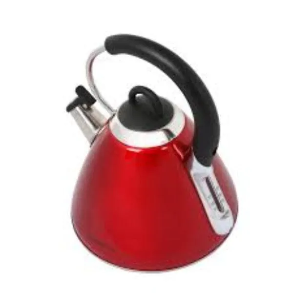 Snappy Chef 2.2litre Red Whistling Kettle KERE002
