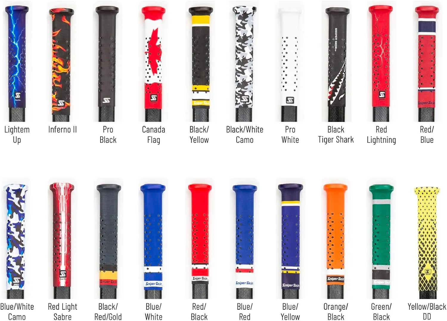 SNIPER SKIN ICT Hockey Grip, Fits Adult and Kids Sticks, Easy Install, Durable, Better Than Hockey Tape, Ideal Team Swag, Tacked Feel